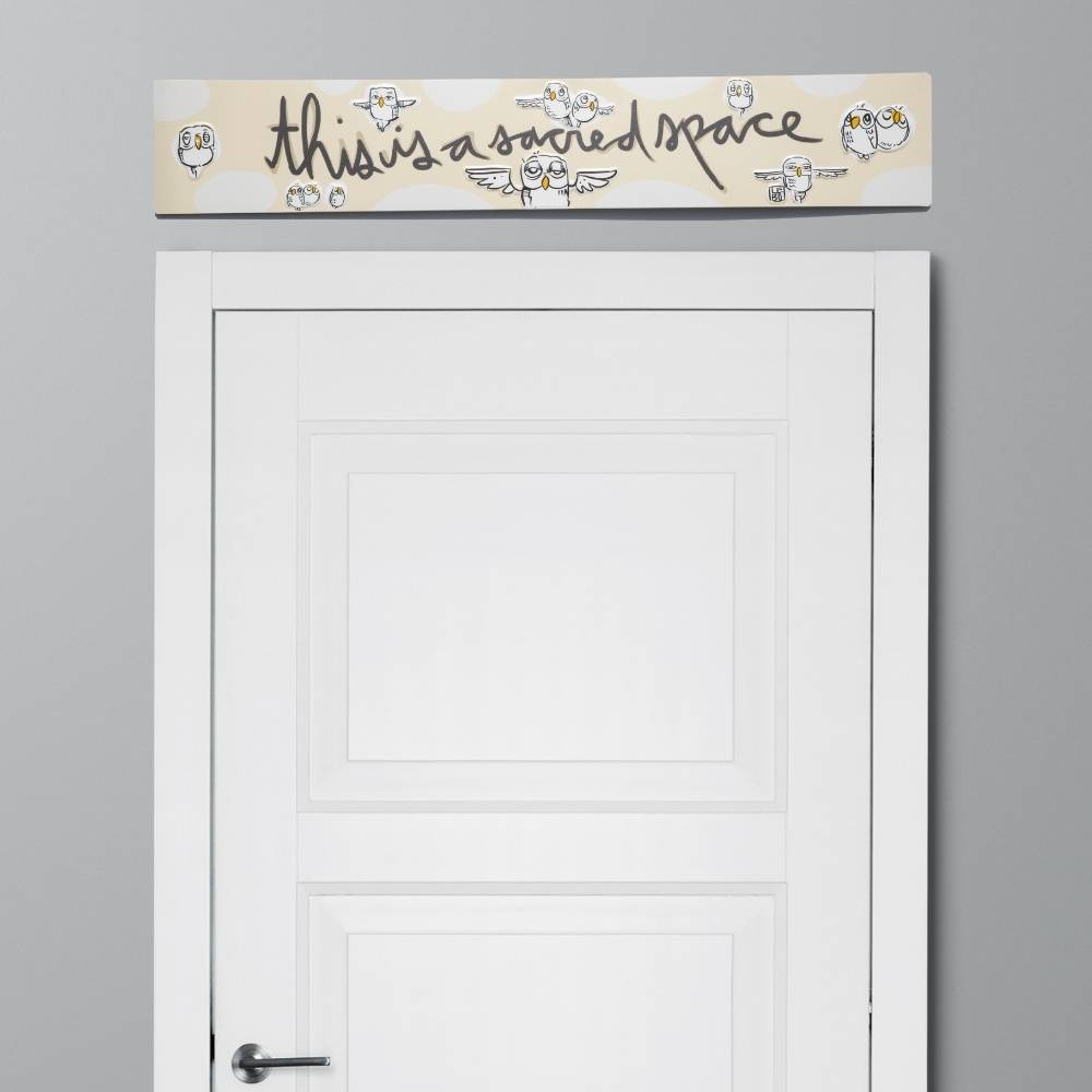 This is a Sacred Space - Lebo Door Rocker